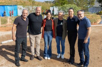 Maurren Maggi participa da inauguração da pedra fundamental do Centro Olímpico de Atletismo em Vinhedo
